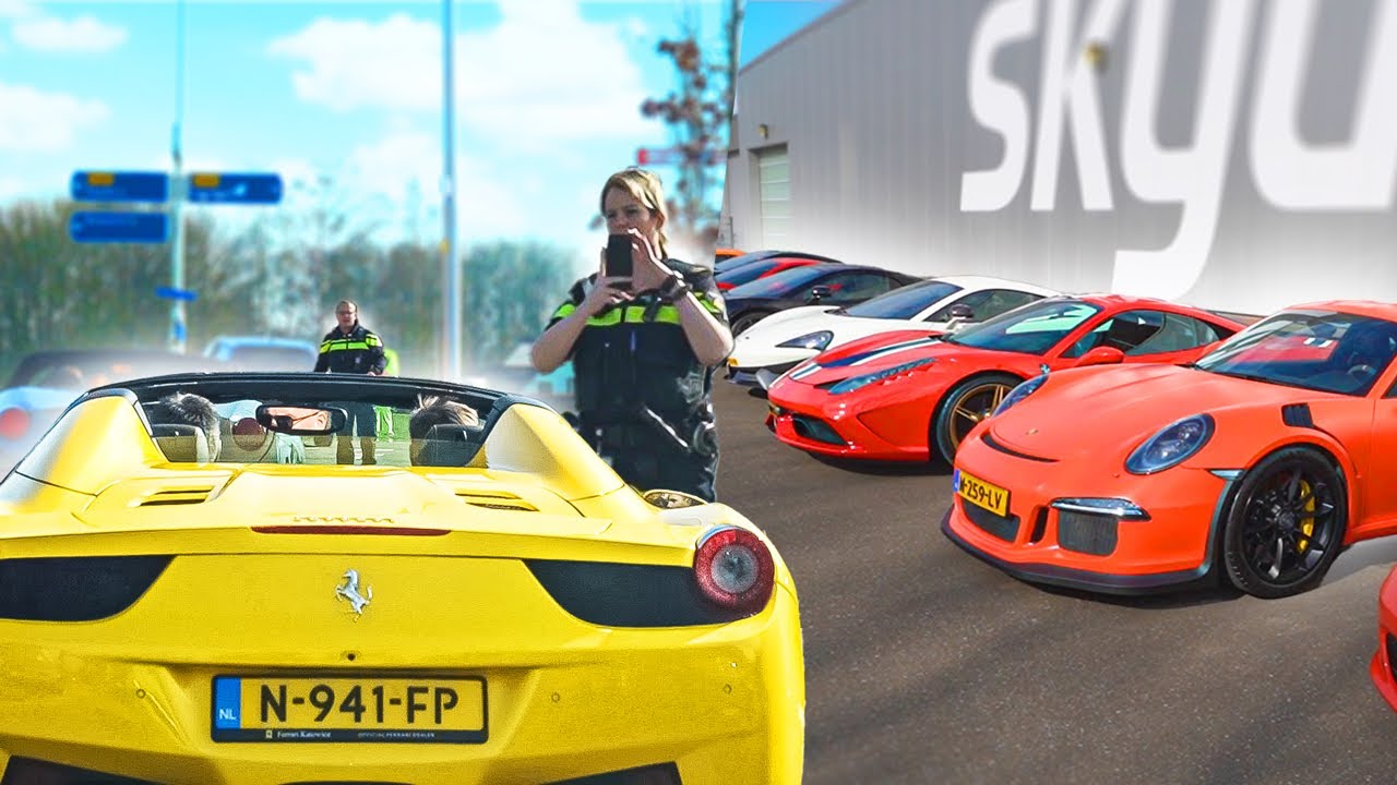 DE POLITIE HOUDT ONS GOED IN DE GATEN BIJ DEZE SUPERCAR DAG!