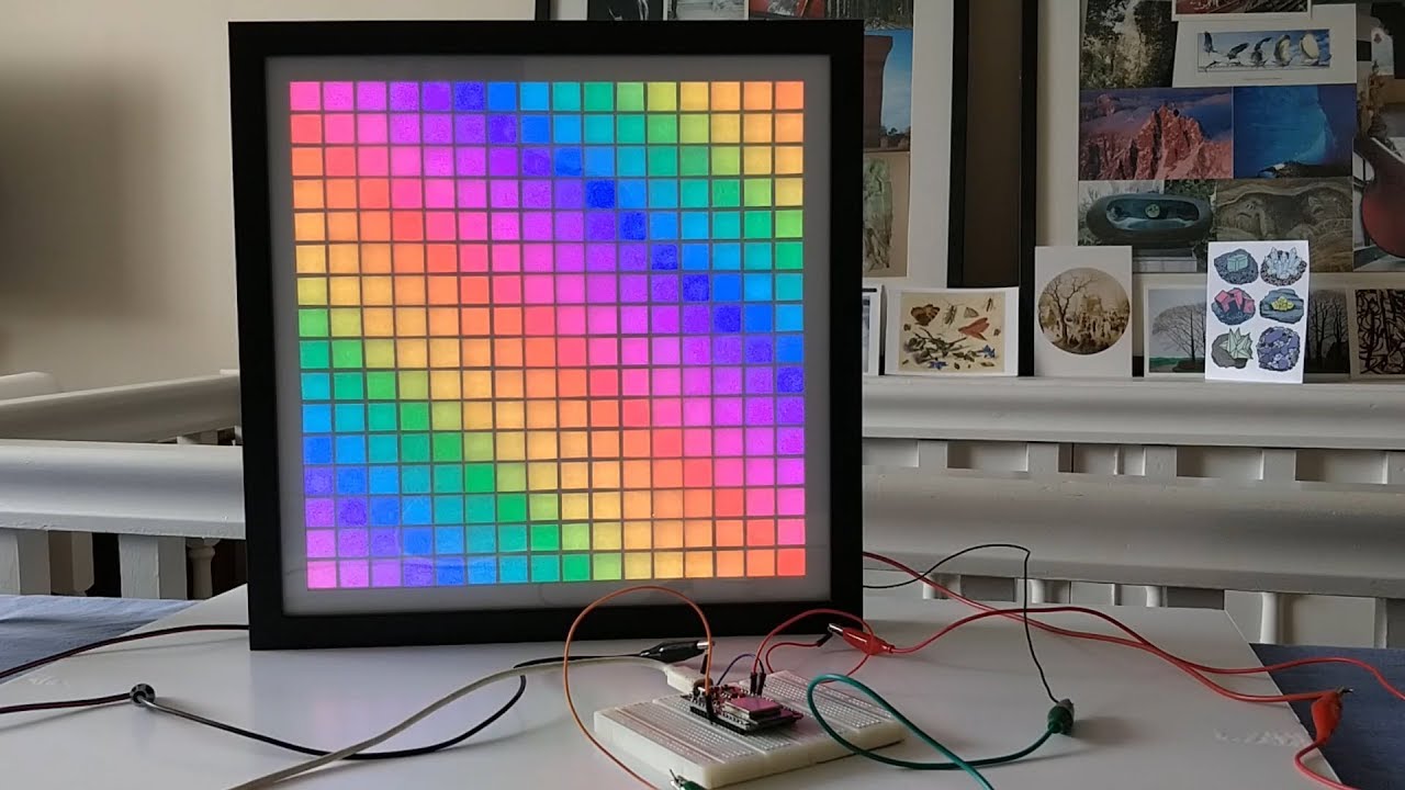 Светодиодная матрица WS2812B на базе ESP32 [Часть 1]