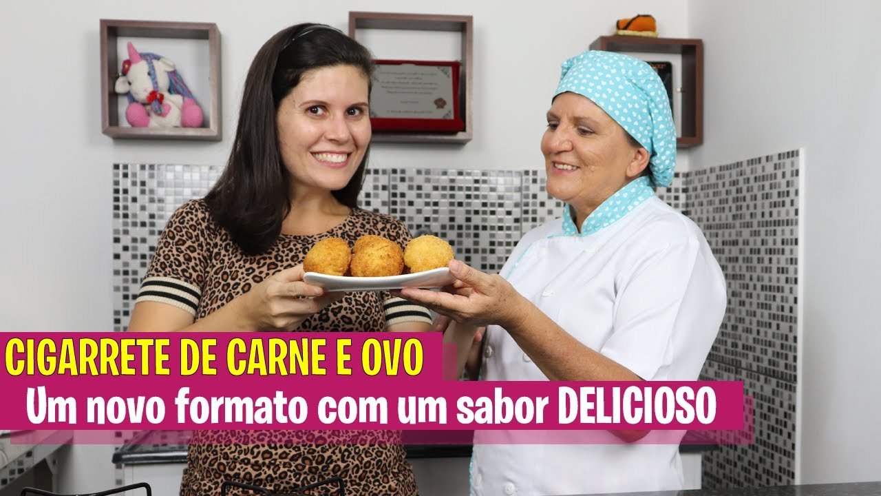Cigarrete de Carne e Ovo: Um novo formato com um sabor DELICIOSO