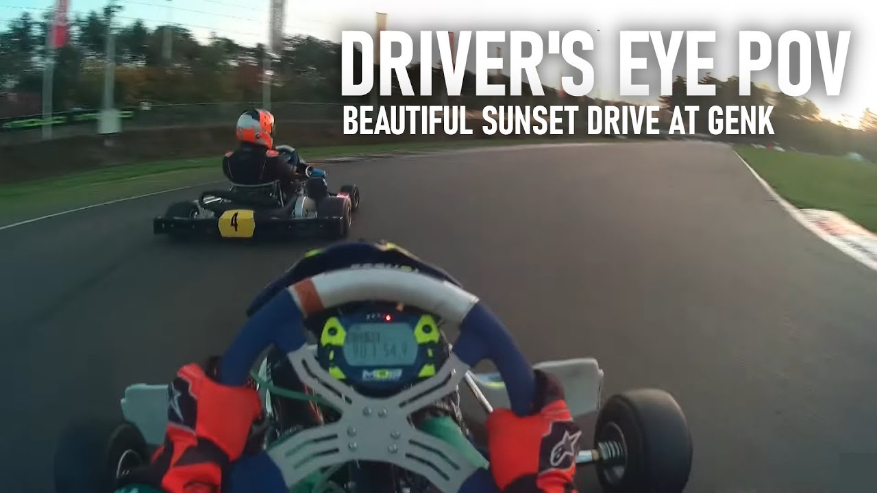 Karting Genk Senior Rotax Onboard Helmet Cam | Cambox V4 Pro