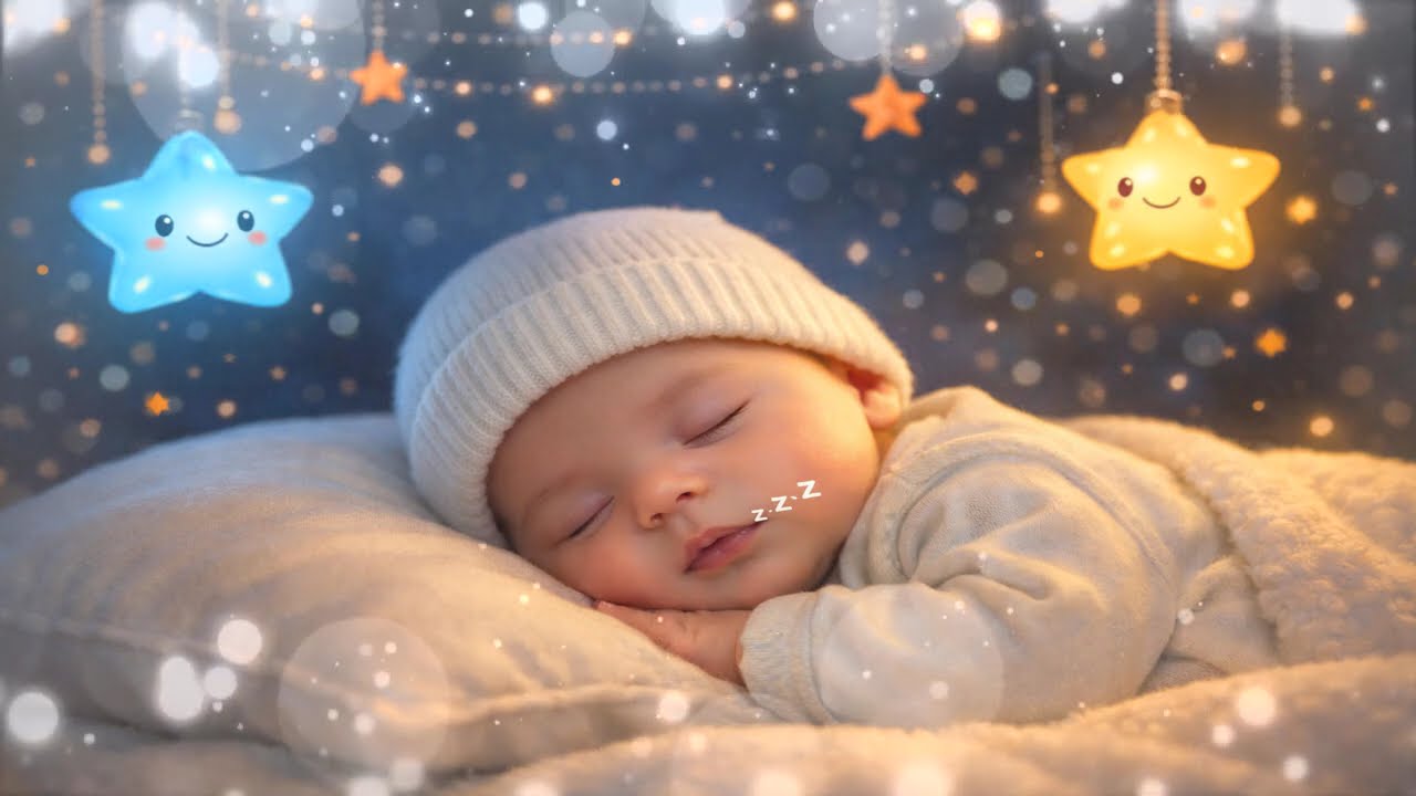 Mozart & Brahms Lullabies 🌙 🎶 Baby Sleep Music 🌙 Fall Asleep Fast in 3 Minutes
