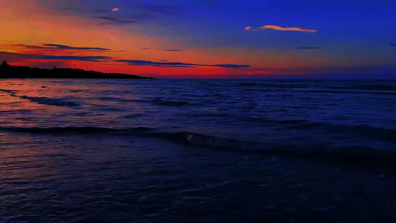 Ocean Waves Sound at Night | Sleep Aid