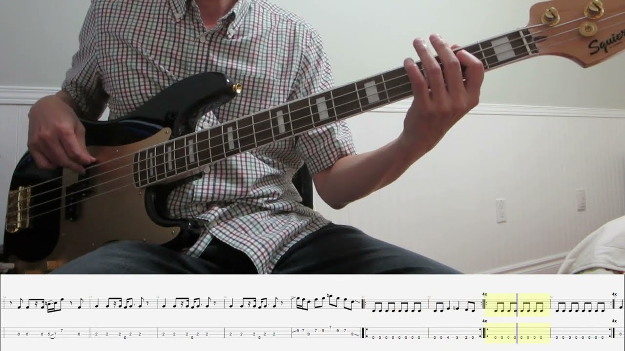 Greta Van Fleet ~ Highway Tune ( Bass Cover + TABS)