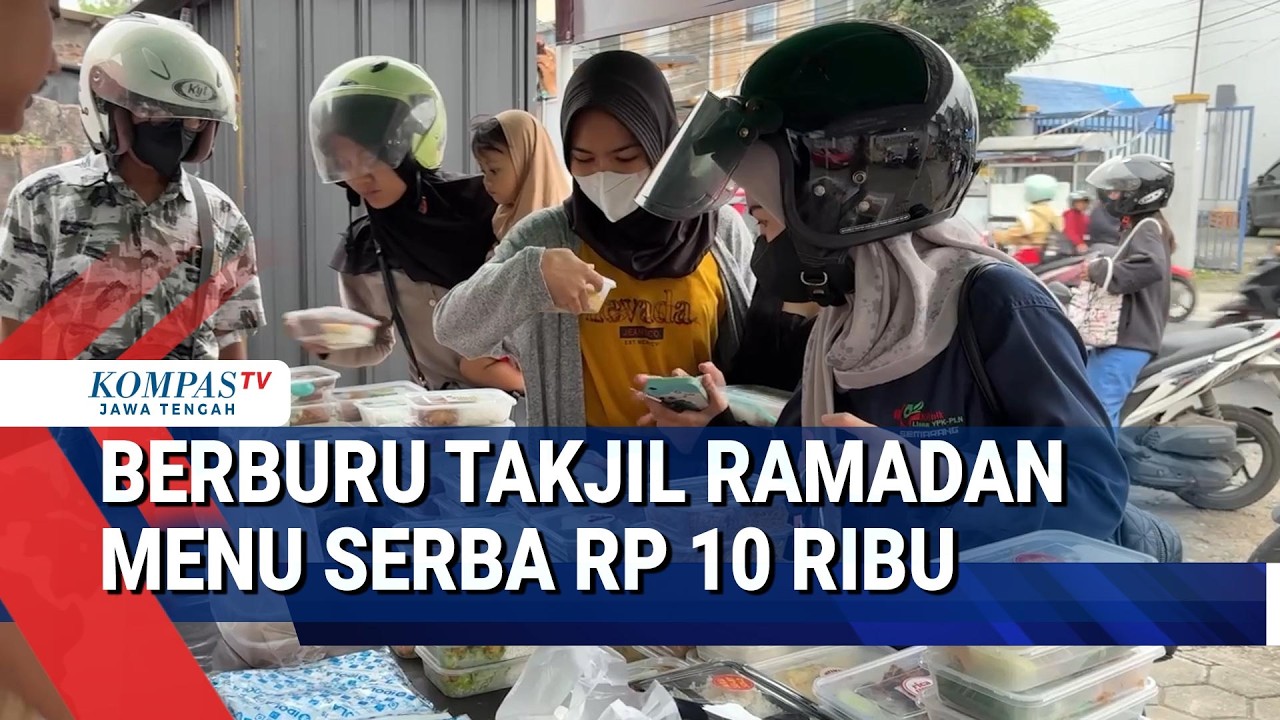 Berburu Takjil Ramadan Menu Serba Rp 10.000