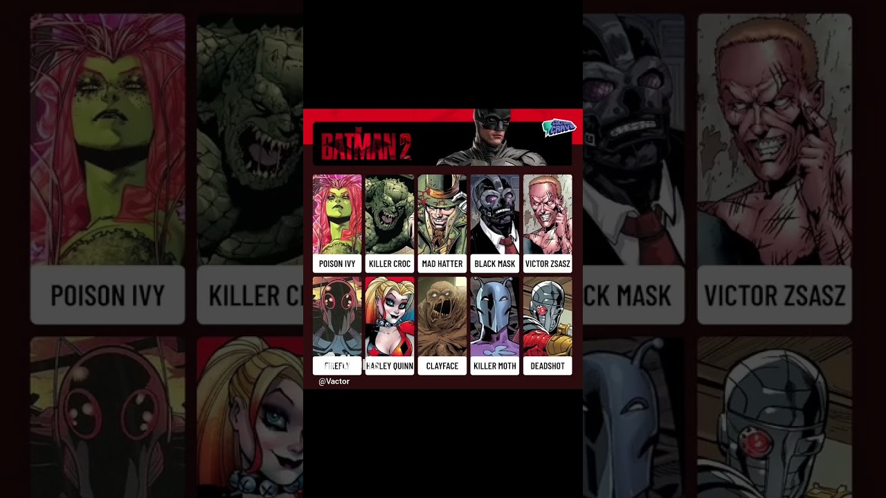 Which Villains Should Be In The Batman 2?