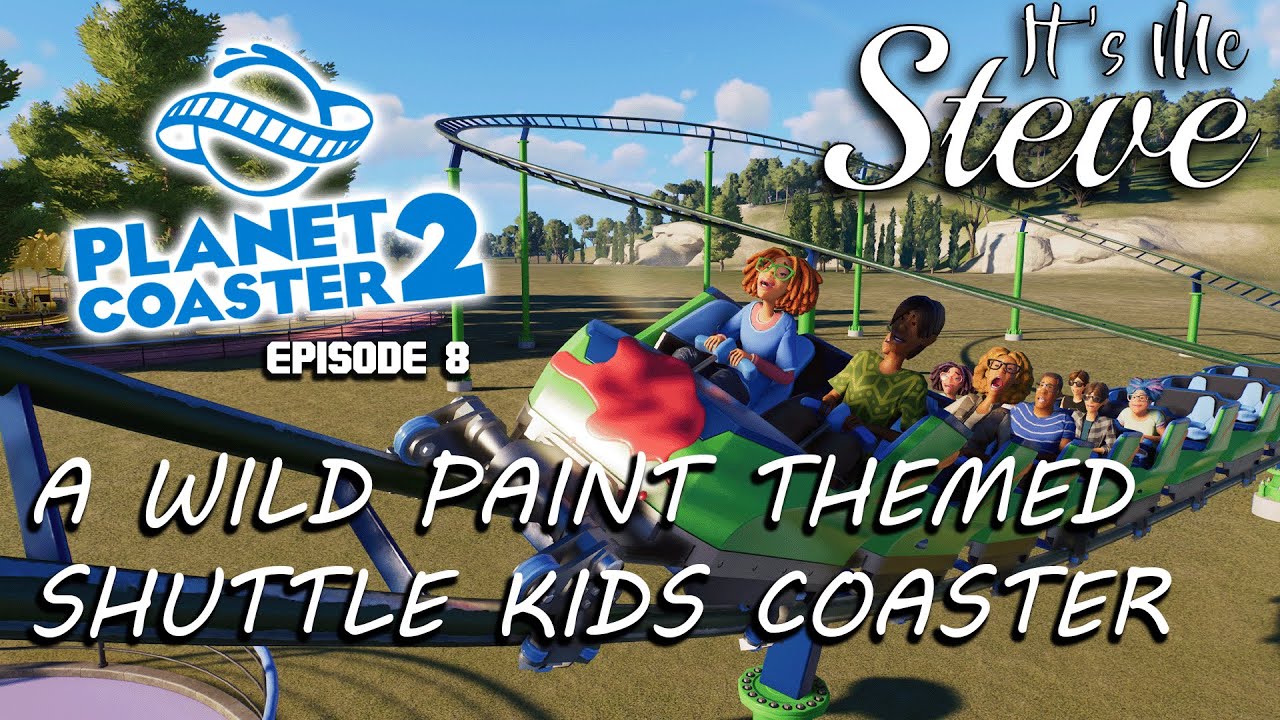This kiddie ride might spin your head off! - Red Carpet Park [Planet Coaster 2]