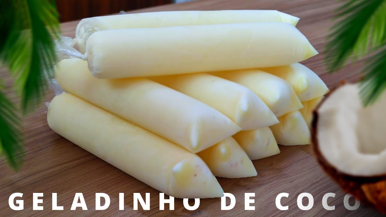 GELADINHO DE COCO CREMOSO - FAÇA E VENDA 😍