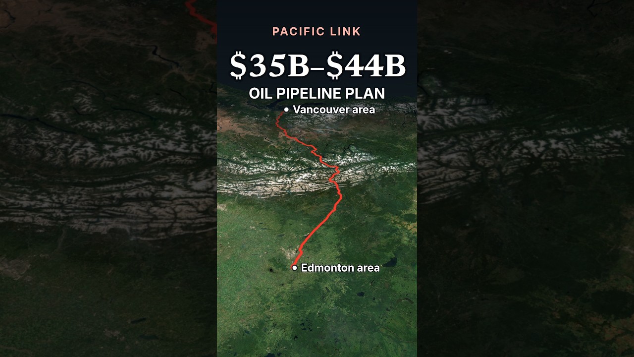 Pacific Link oil pipeline route, mapped
