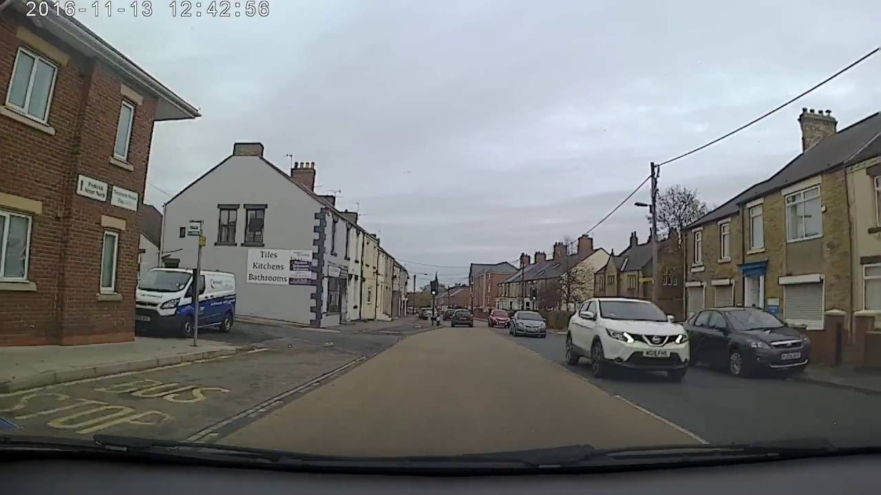 SJ4000 dash cam test 1080p60fps A690 Meadowfield Langley Moor Nevilles Cross November 2016