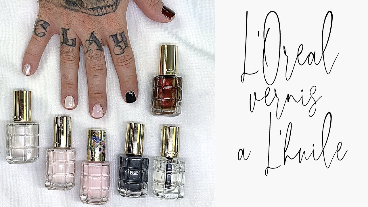 L’Oréal Colour Riche Oil-Infused Nail Polish (Vernis À L'Huile) REVIEW
