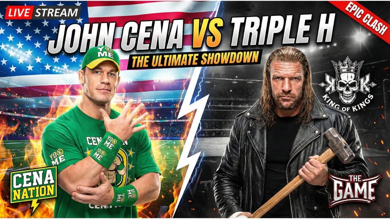 Triple H vs. John Cena😤🤴KING OF KINGS!Legend Difficulty | WWE 2K25 #verticallive #wwe2k25 #shorts