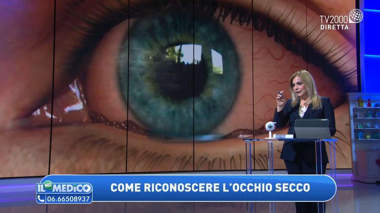 Come riconoscere e curare l'occhio secco