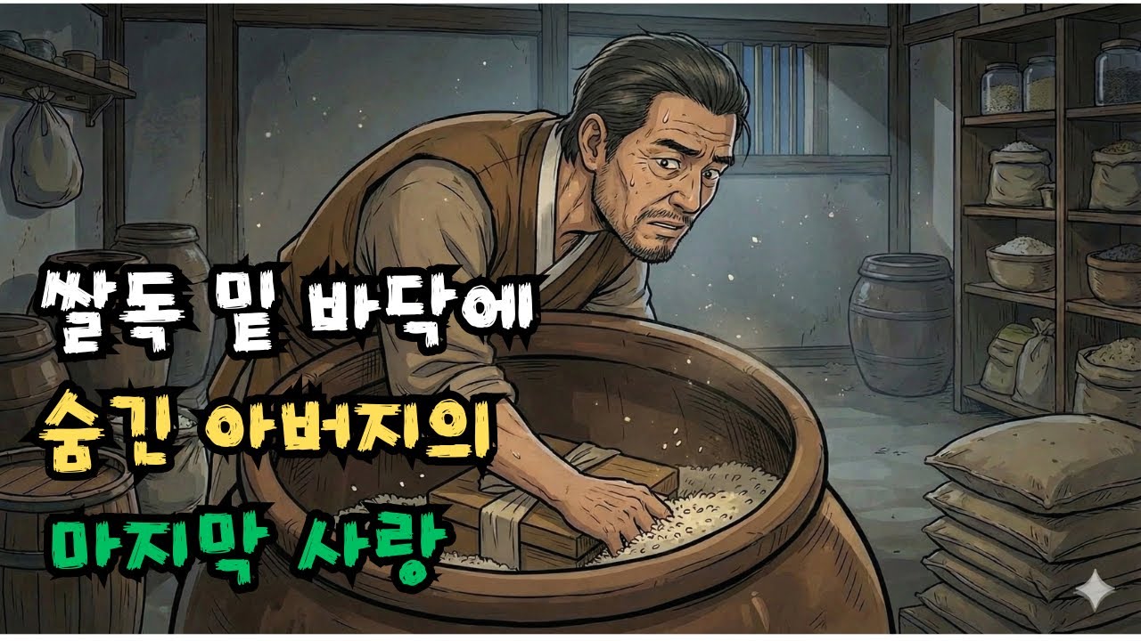 [설화] 밑 빠진 독에 담긴 아버지의 마지막 사랑   야담 | 옛날이야기