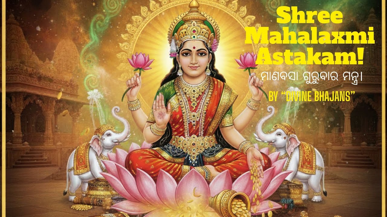 Shree Mahalaxmi Astakam! ମାଣବସା ଗୁରୁବାର ମନ୍ତ୍ର। #manabasagurubar #mahalaxmimantra #mahalaxmiashtak