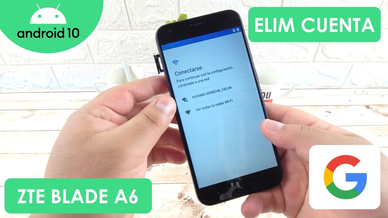 Eliminar Cuenta de Google ZTE Blade A6