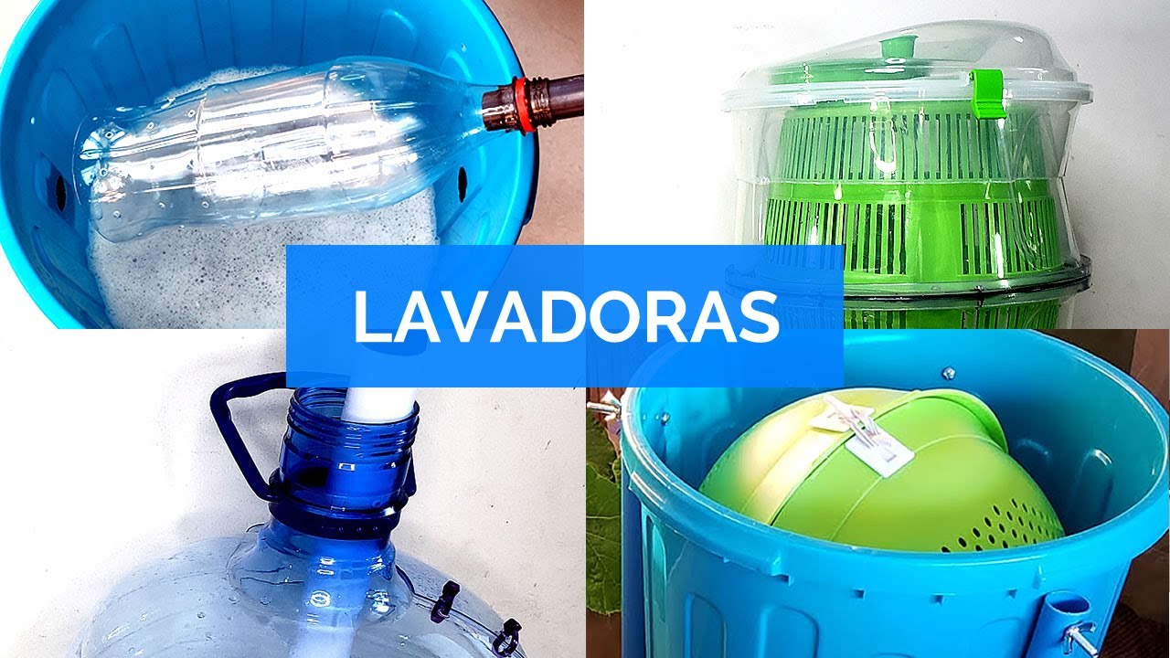 💧🌀 C&oacute;mo Hacer una LAVADORA CASERA! (Manual y Port&aacute;til) Paso Sustentable