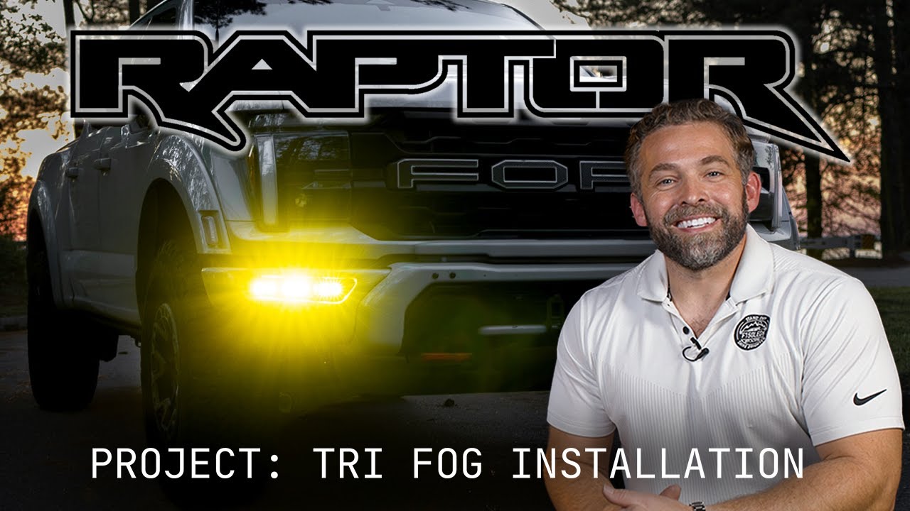 2017-25 F150 RAPTOR CREE LED Spartan Fog Installation