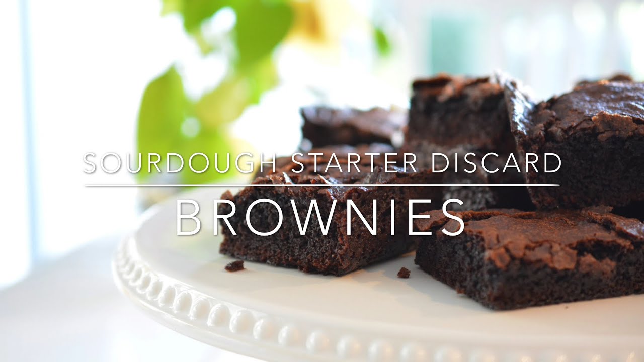 Sourdough starter discard brownies | Pinch of JJUM