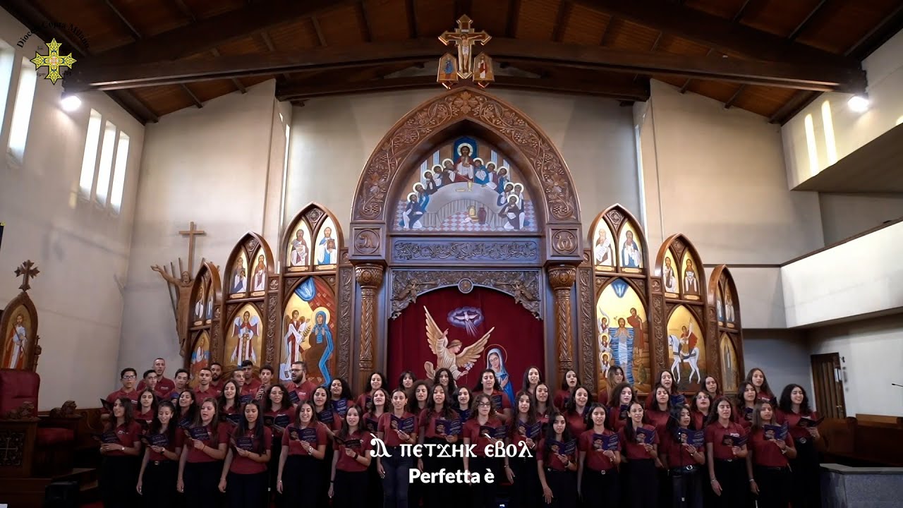 Visita di S.S. Papa Tawadros II - Ottobre 2023 - Coro della Diocesi - Apetgik Evol