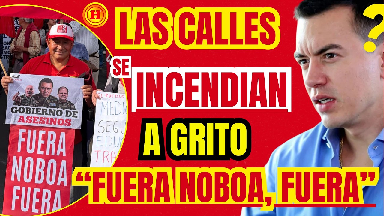¡QUITO ARDE! El grito que hace temblar a Carondelet: 