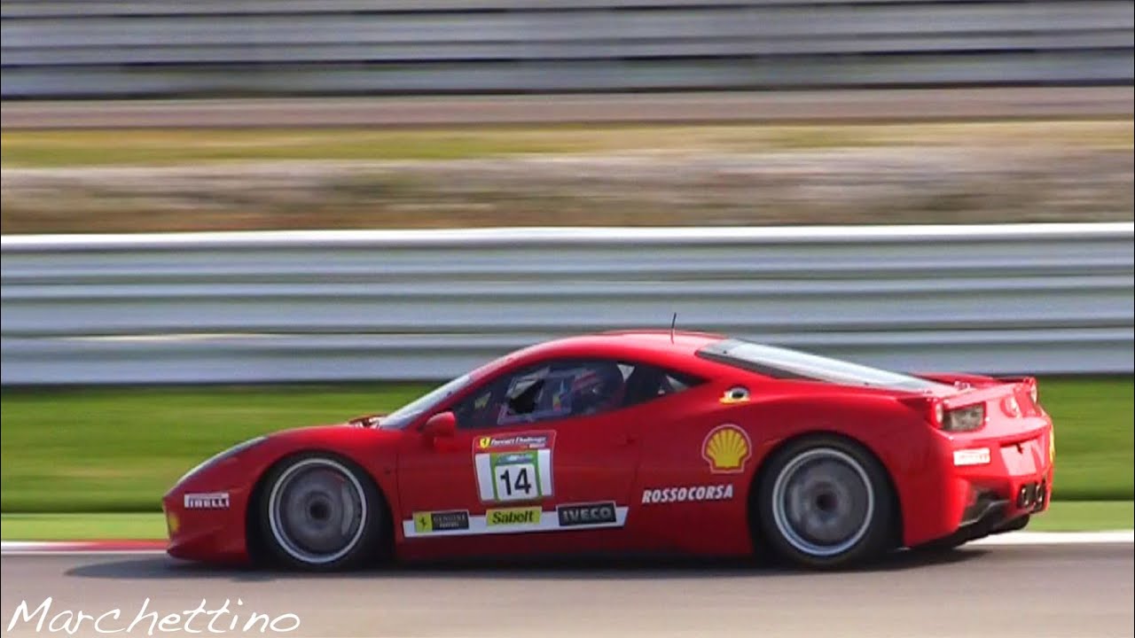 Ferrari 458 Challenge LOUD Sound!!