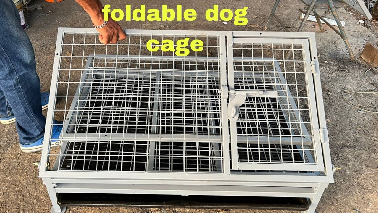 foldable dog cage #petlover #detachable #portable #asembling dog cage