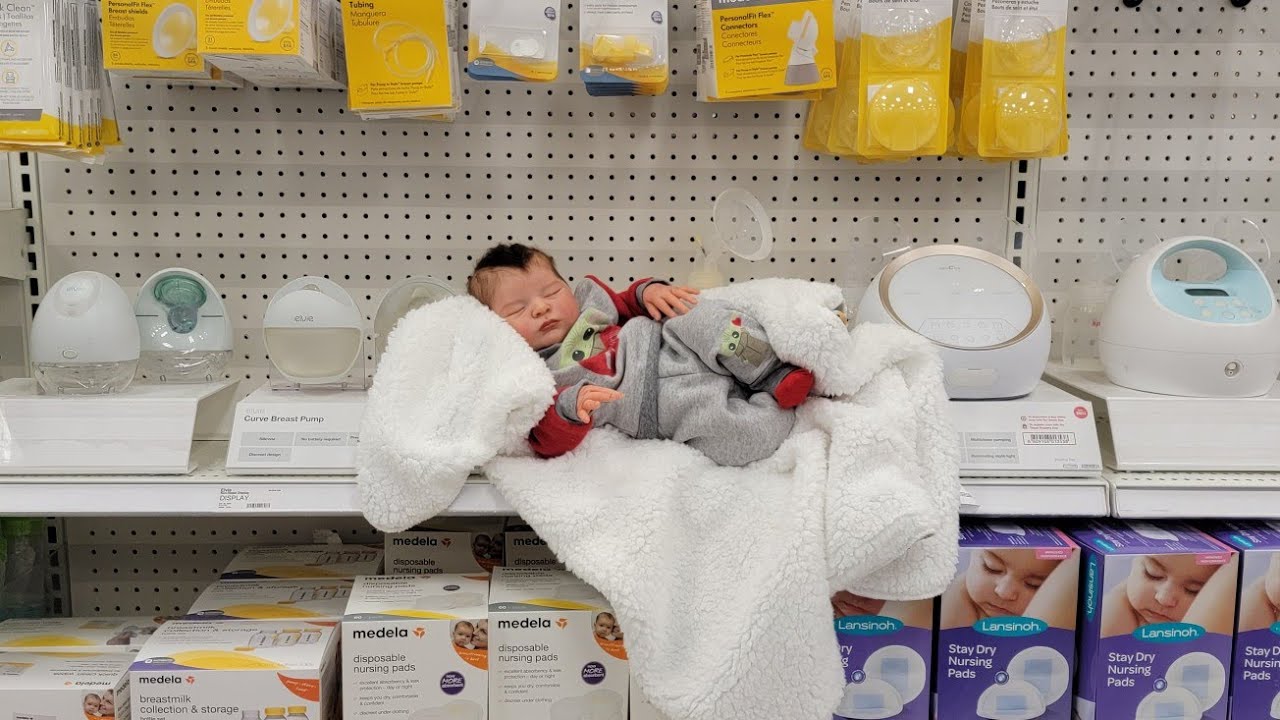 Shopping with Reborn Baby| Vintage Nursery Tour Update| Laura by Bonnie Brown