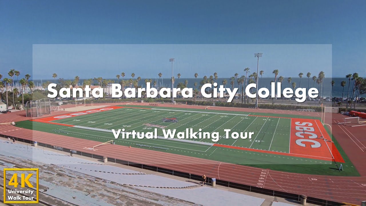 Santa Barbara City College - Virtual Walking Tour [4k 60fps]
