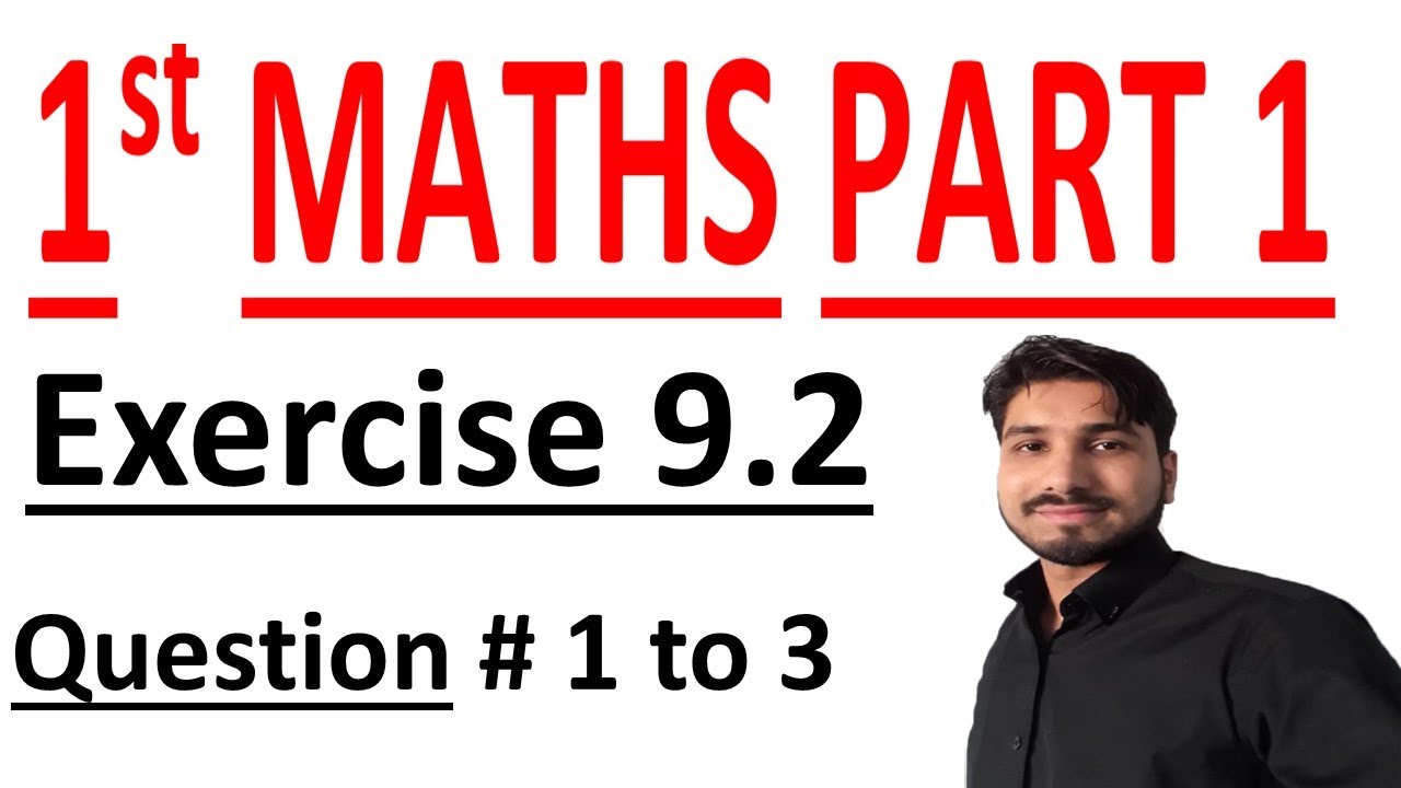 FSC Math book 1 ch 9,Lec 1,Exercise 9.2 Q no 1, 2 & 3 Math Chapter 9 Fundamentals of Trigonometry
