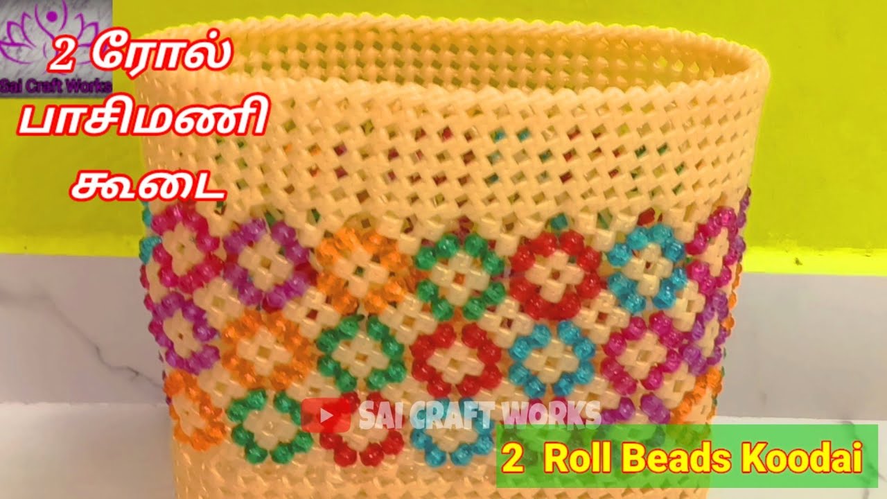 DIY New Design Beads Wire koodai Making Tutorial For Beginners @Sai Craft Works