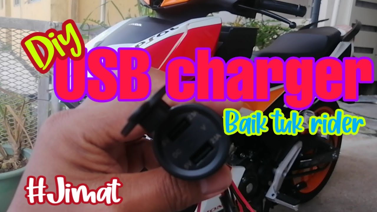 Honda RSX diy USB charger(baik untuk RIDER2) #rsx150 #hondarsx, #foodrider