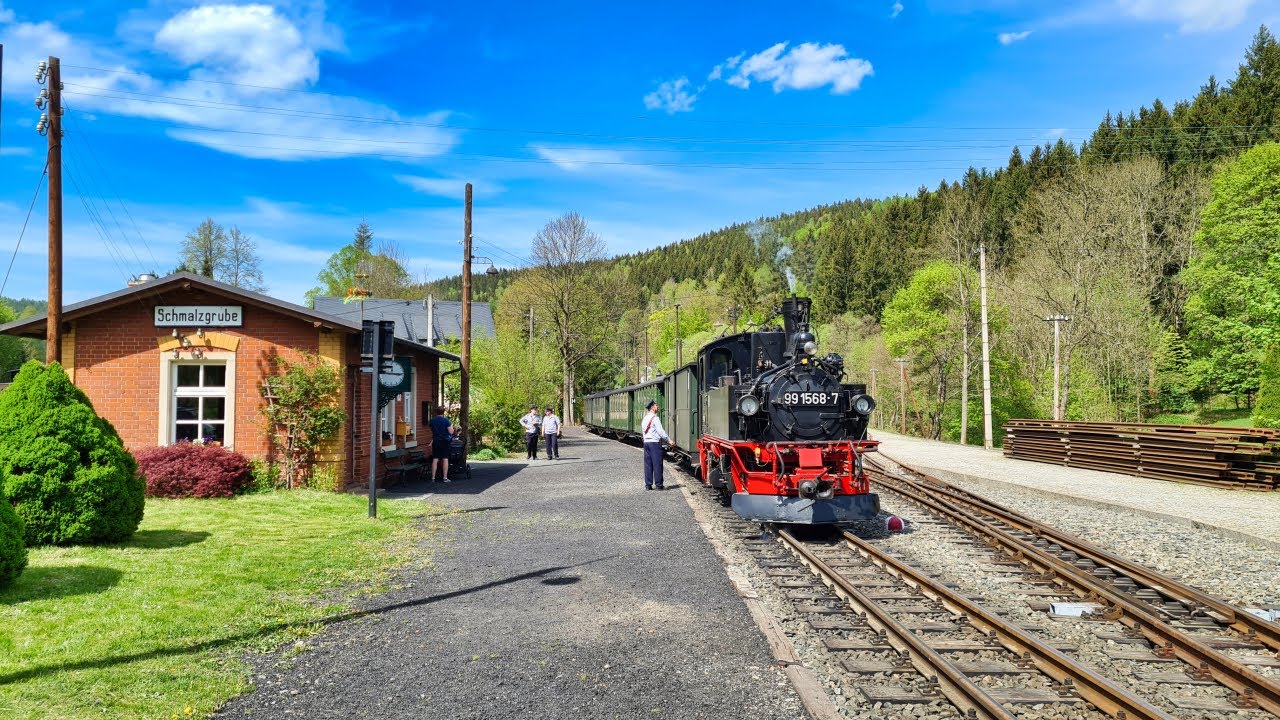 Preßnitztalbahn 2022 von Jöhstadt nach Steinbach