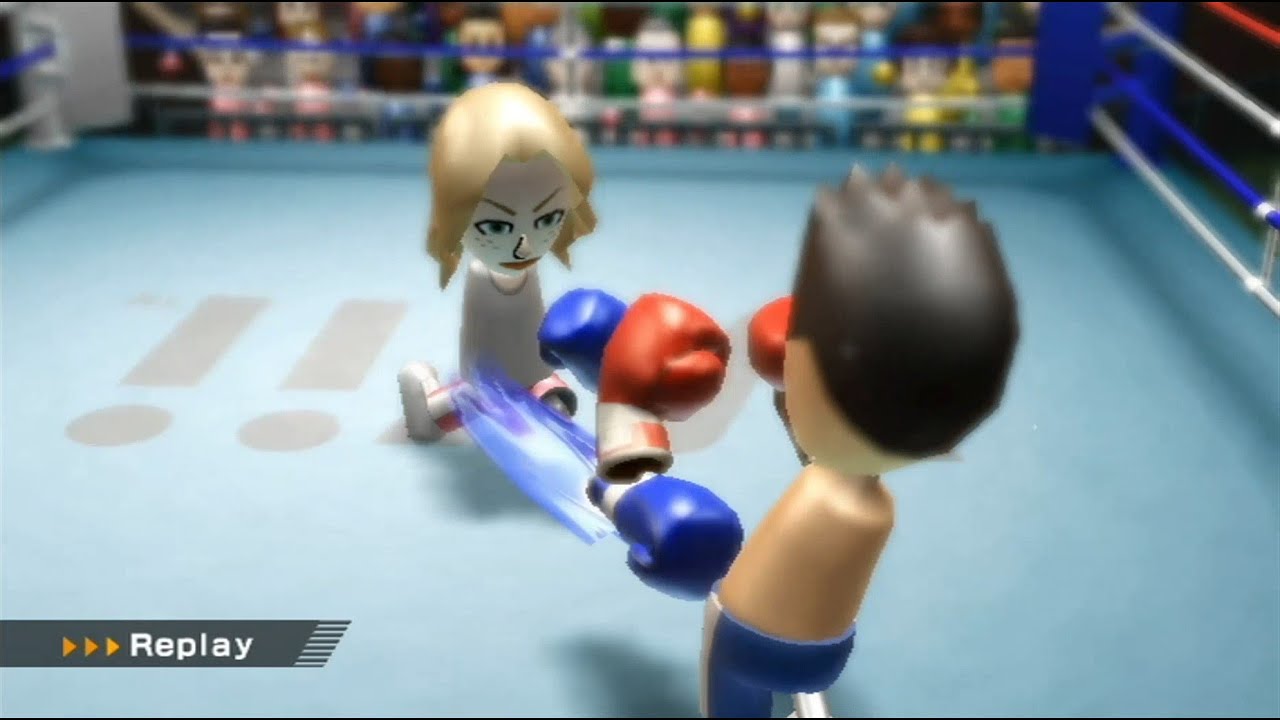 Wii Sports - Boxing (No Damage Skill Level 0 - Champion)