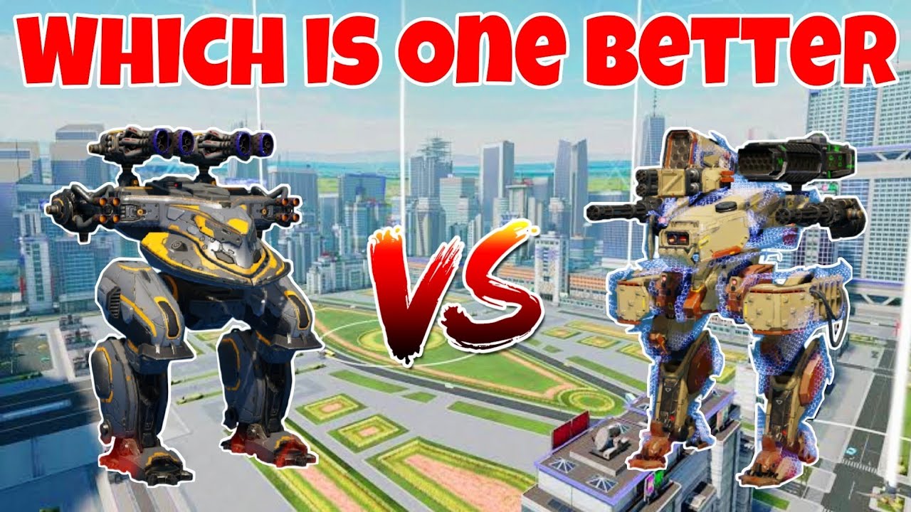 WR🔥 New Vector VS Hastatus Robot Comparison ||WAR ROBOTS||