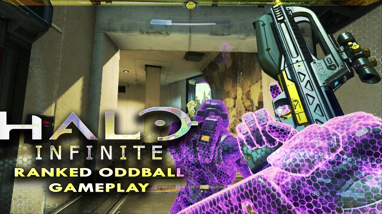 HALO INFINITE ODDBALL Gameplay  (No Commentary) │ 4v4 Ranked LIVE FIRE (PC)