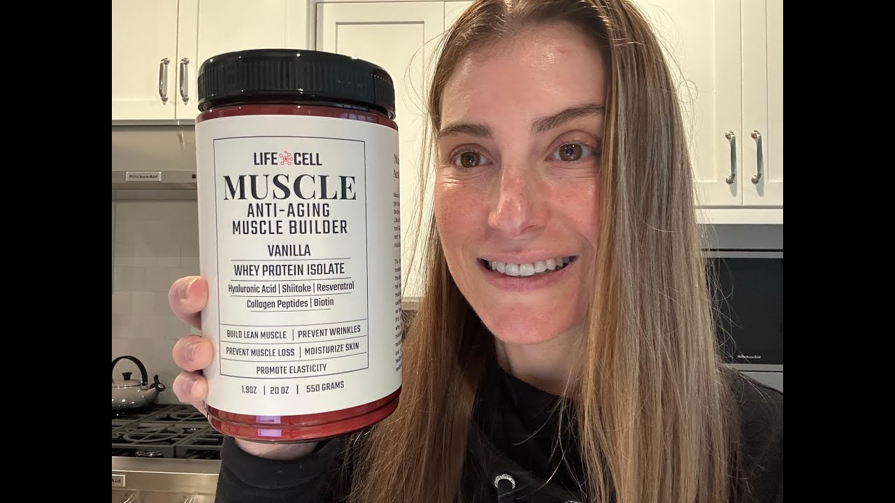 LifeCell Whey Protein &ndash; Anti-Aging Muscle Builder with Shiitake Mushroom, Collagen & Hyaluronic Acid
