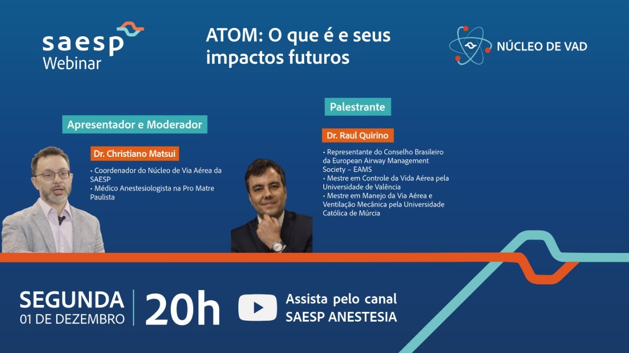 SAESP Webinar | ATOM: O que é e seus  impactos futuros