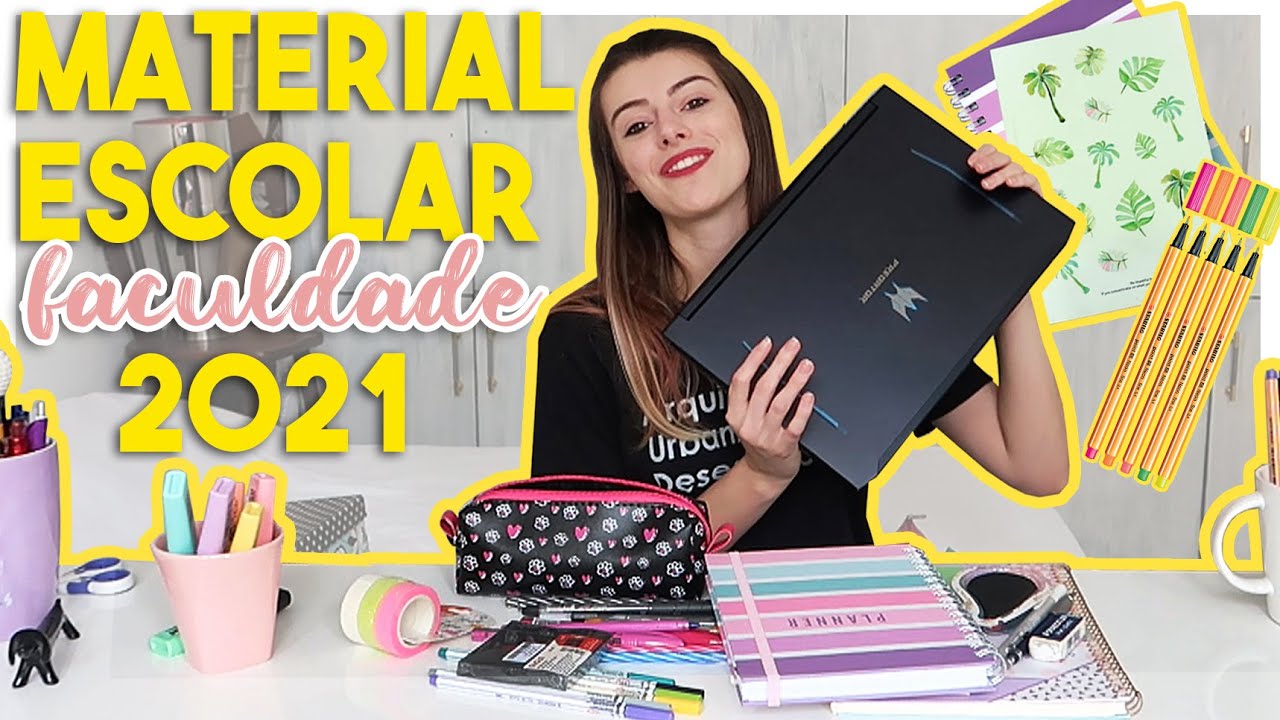 MATERIAL ESCOLAR 2021 I Faculdade