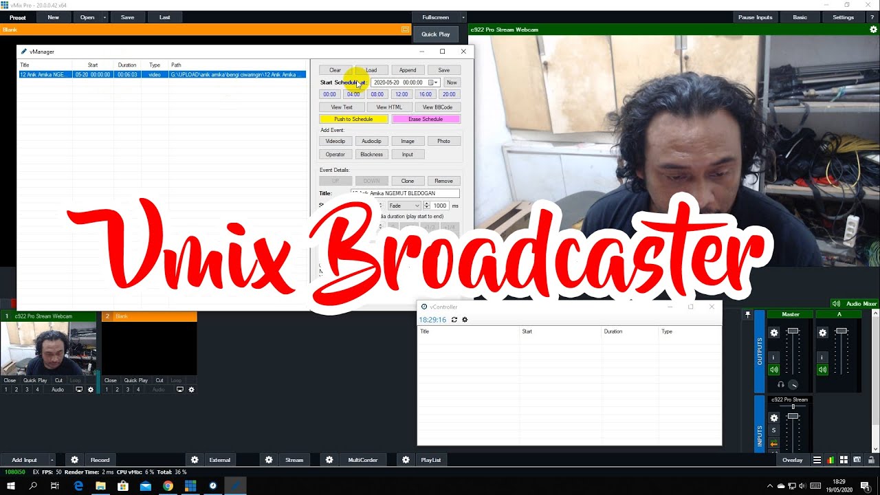 VMIX BROADCASTER