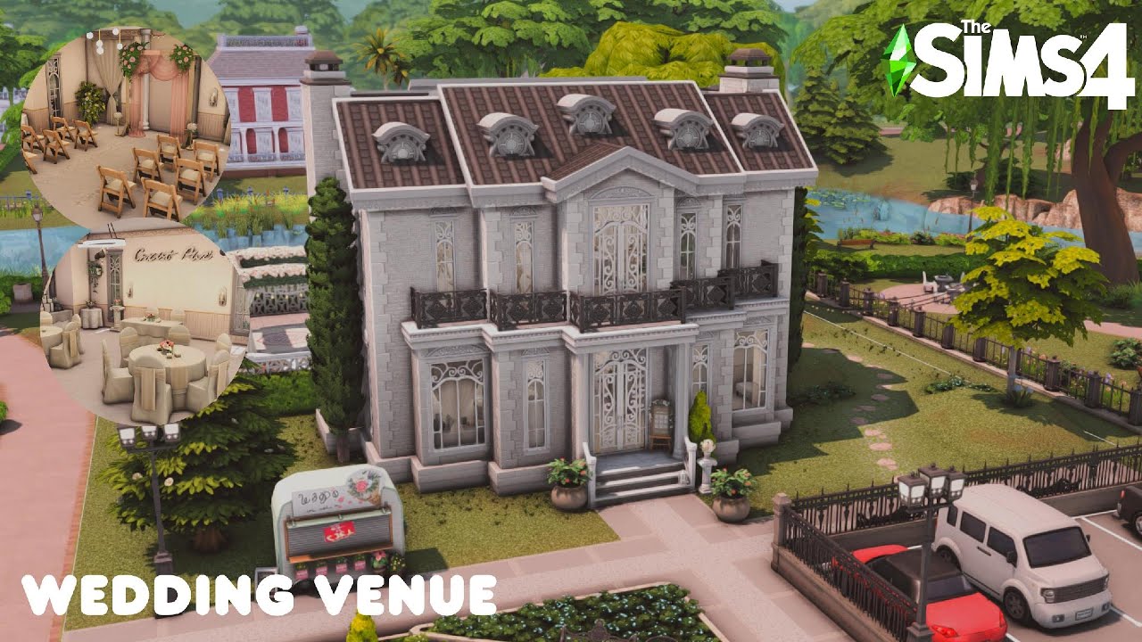 Elegant Wedding Venue in Willow Creek 💍 | The Sims 4 Speed Build