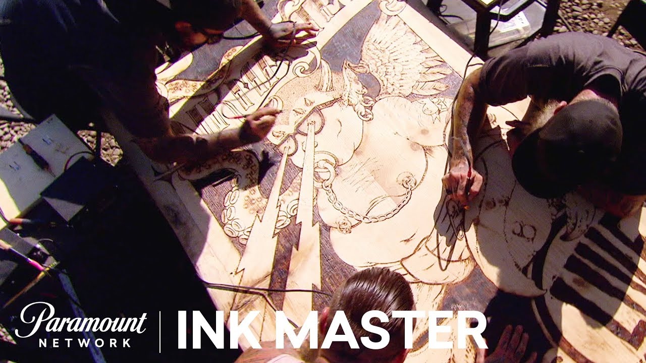 'Burn Baby Burn: Wood Burning 🔥Flash Challenge' Sneak Peek | Ink Master: Grudge Match (Season 11)