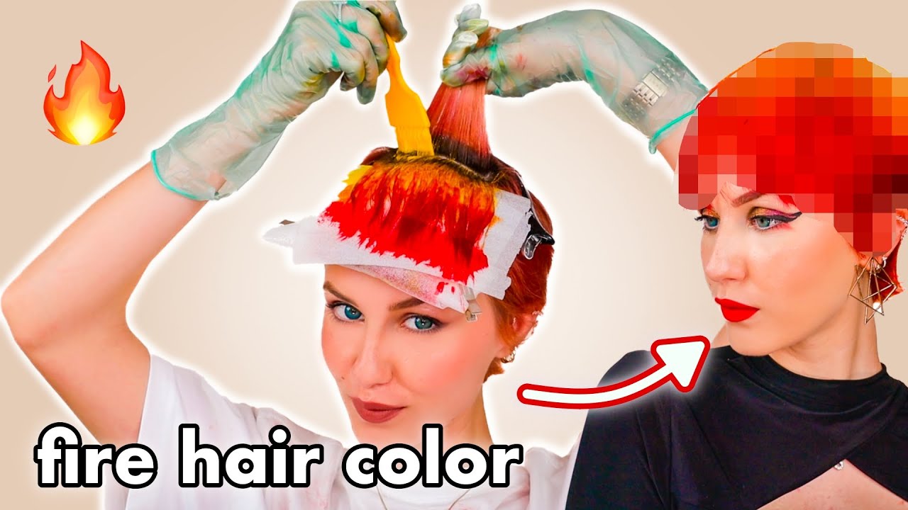 Dyeing my hair the colors of FIRE