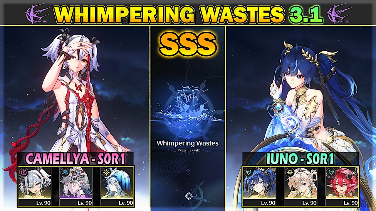 [NEW WhiWa] S0R1 Camellya & S0R1 Iuno - SSS Whimpering Wastes 3.1 Infinite Torrents | WuWa