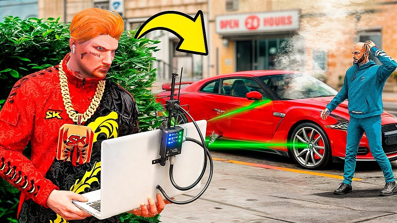 Hackeando CARROS de PLAYER e ROUBANDO no GTA 5 RP!!