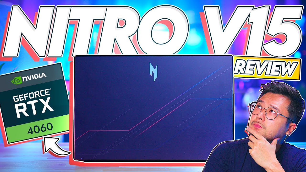 O NOTEBOOK MAIS BARATO com uma RTX 4060 no BRASIL! Review do Acer Nitro V15 (i9 13900H + RTX 4060)