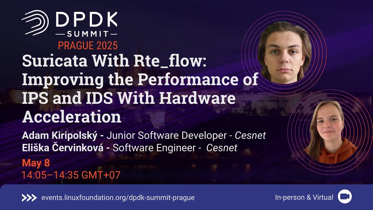Suricata With Rte_flow: Improving the Performance of IPS an... - Adam Kiripolský & Eliška Červinková