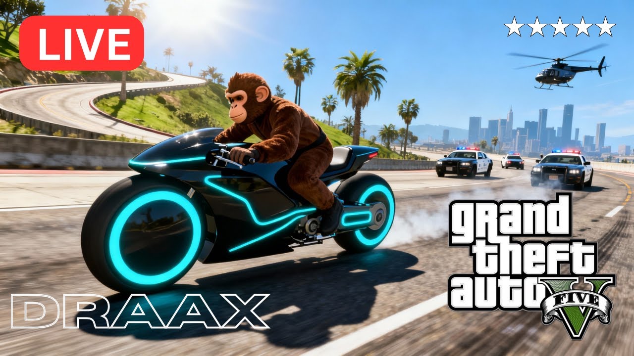 GTA V LIVE 🔴| Never Chase Me 🏍😱
