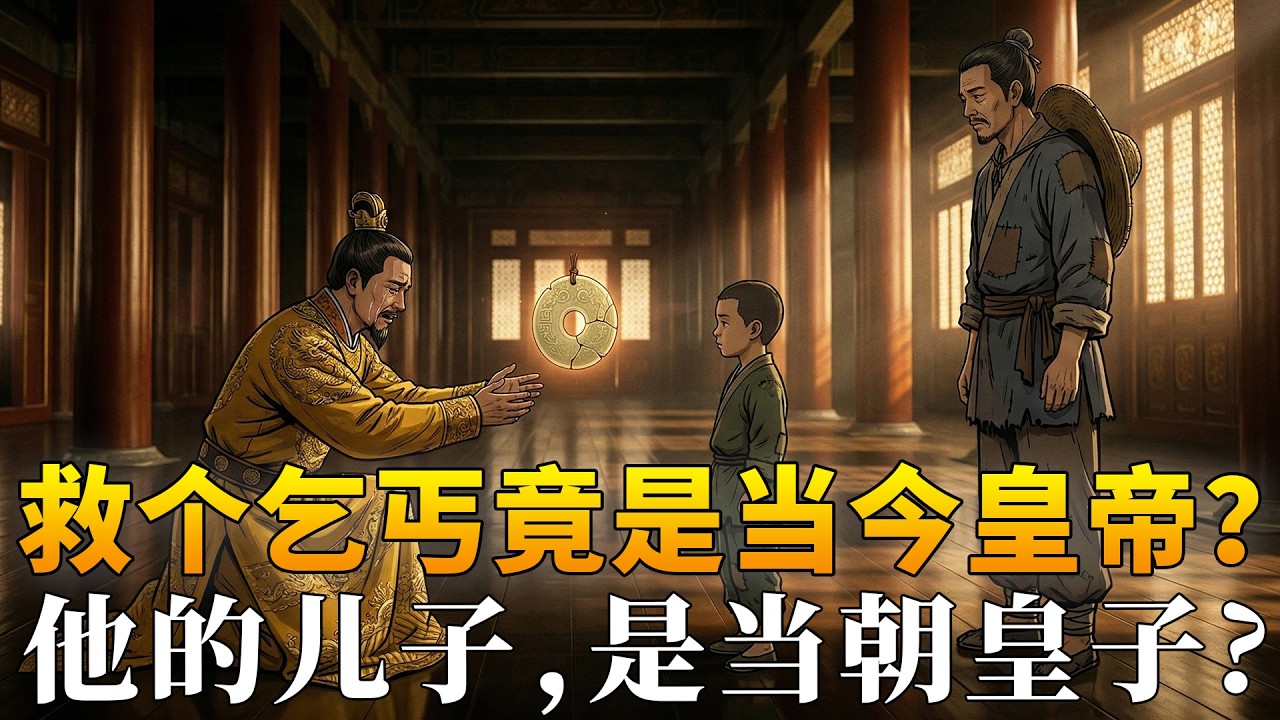 我救下藏在枯井的逃亡皇帝，再相見時，他看著我兒子的臉，泣不成聲