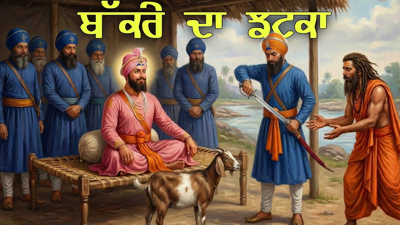 ਬੱਕਰੇ ਦਾ ਝਟਕਾ || Guru Gobind Singh Ji & Madhu Das || Sikh Itihas || Remix Katha