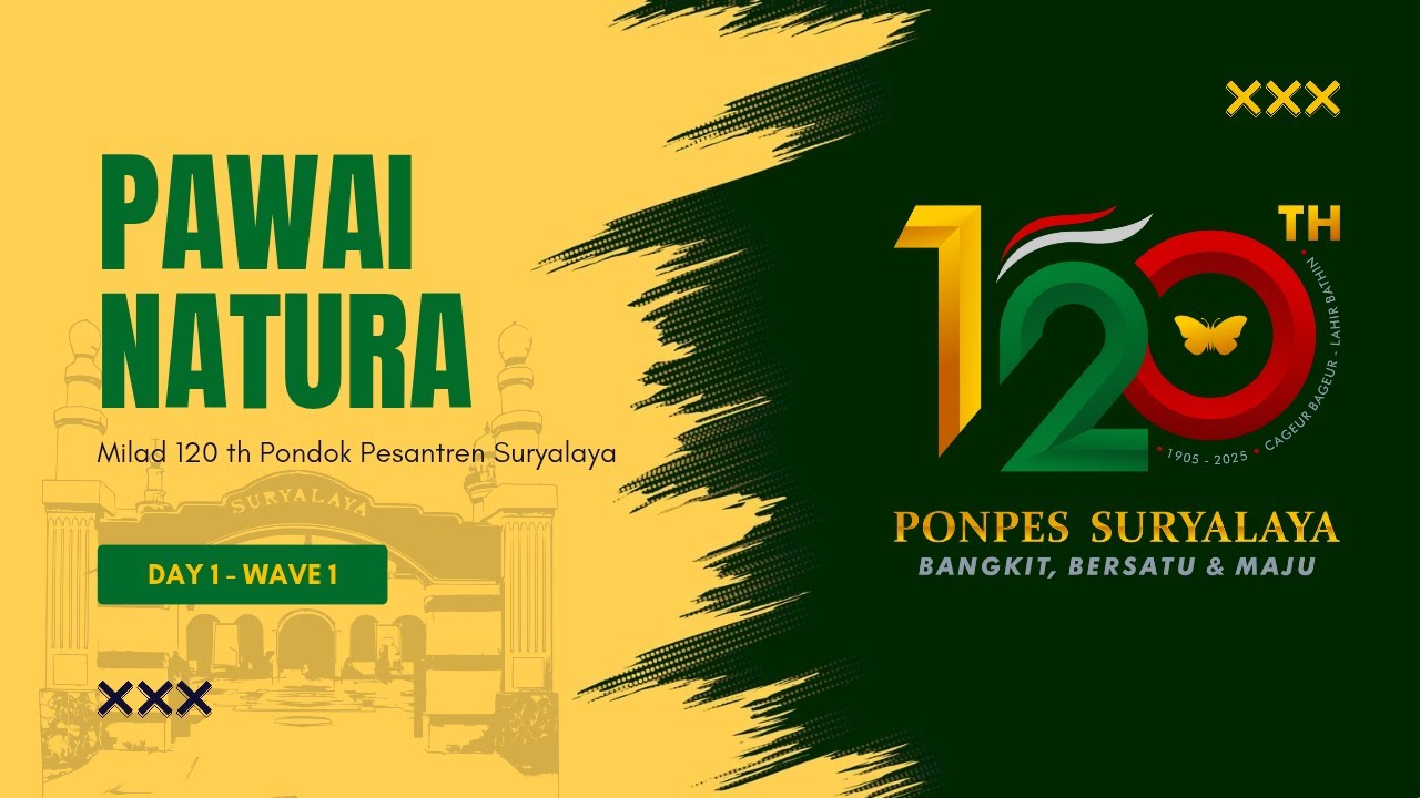 Pawai Natura | Hari 1 - Gelombang 1 | Milad ke-120 Pondok Pesantren Suryalaya